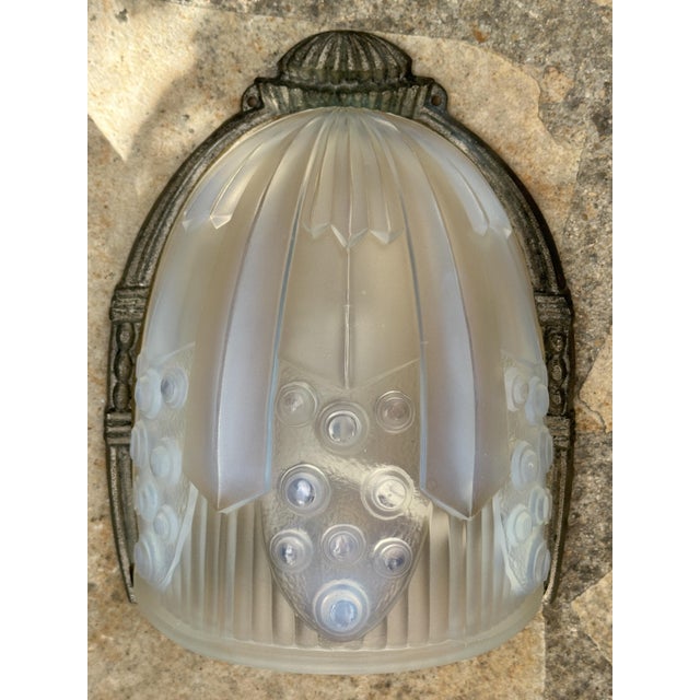 1930s Art Deco Wall Sconces by Georges Leleu, 1930, Set of 2 For Sale - Image 5 of 18