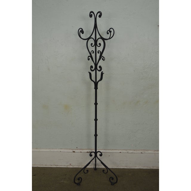 Custom Iron Victorian Style Coat Rack Hall Tree Chairish