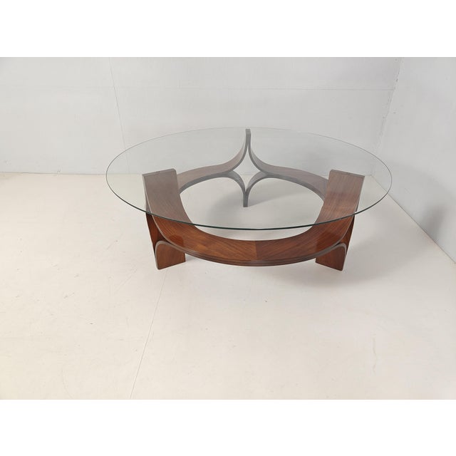 Brown Mid-Century Coffee Table, Italy, 1970s For Sale - Image 8 of 10