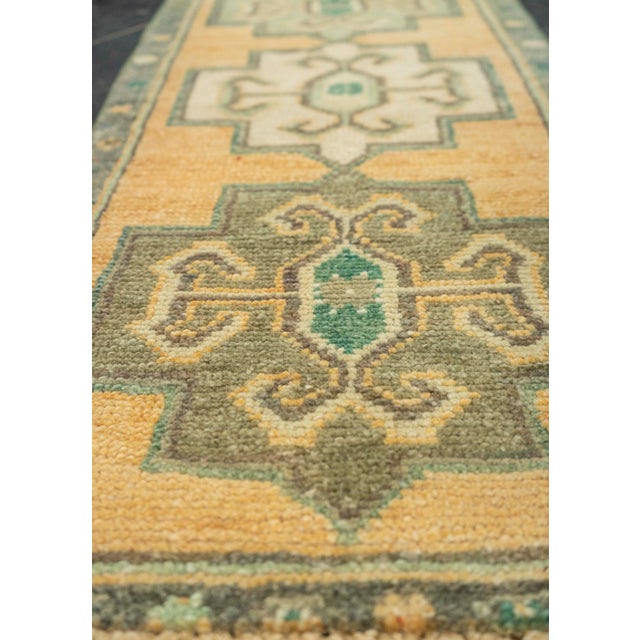 Turkish Turkish Mini Rug Oriental Hand Knotted Vintage Rug 1'5" x 3'2" #21297 For Sale - Image 3 of 8