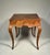 French Vintage Italian Patchwork Olive Burlwood Louis XV Style End Table With 1 Drawer For Sale - Image 3 of 12