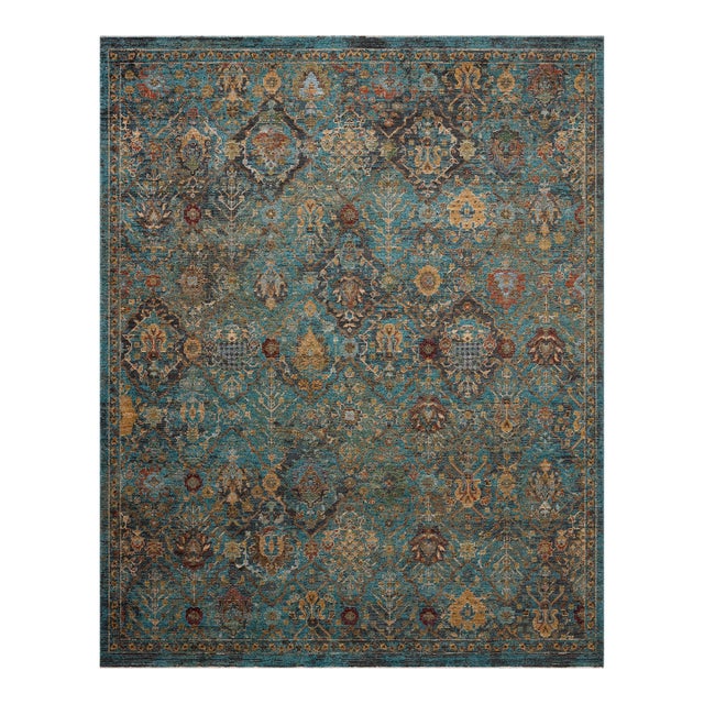 Loloi Winchester Rust / Multi 6'-3" x 9'-6" Area Rug For Sale