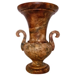 Large Alabaster Medicis Table Lamp, 1930s For Sale