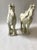 Vintage Carved Marble Tang Dynasty Style Horse Figures—A Pair For Sale - Image 4 of 18