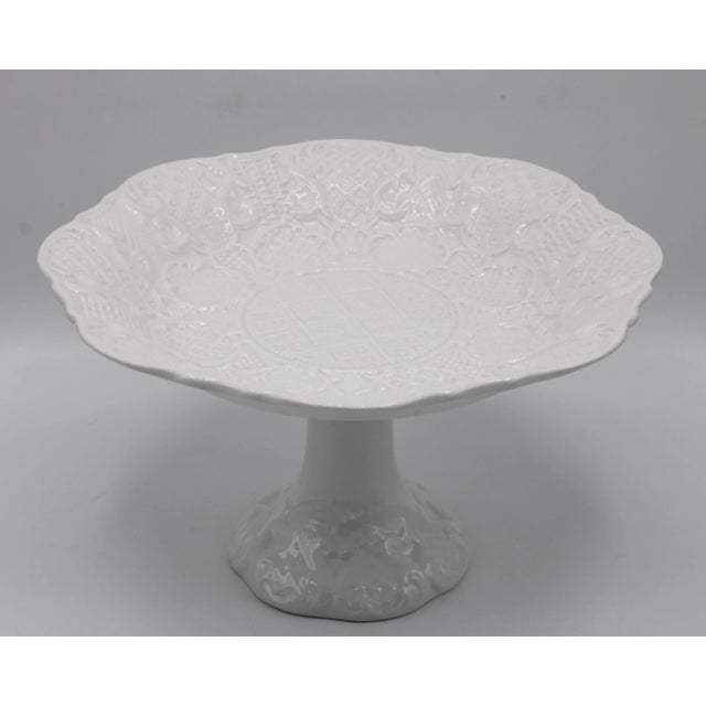Ceramic Mid Century Italian Cake Stand / Centerpiece Display For Sale - Image 7 of 12