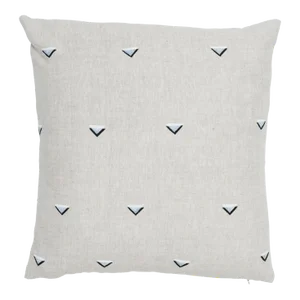 Schumacher x Caroline Z Hurley Overlapping Triangles Pillow In Black & White