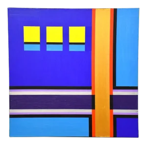 Mixed Media Abstract Painting by Robert Gallagher