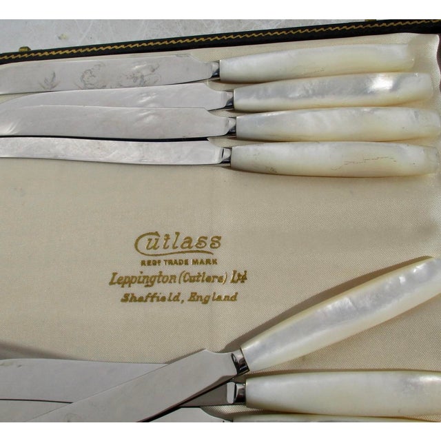 Boxed Set of 8 Steak Knifes. English - A Set of 8 For Sale - Image 4 of 7