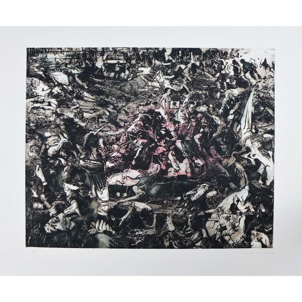 Fabian Marcaccio, Untitled 5, 2007, Aquatint For Sale