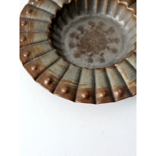 1960s United Arab Republic Copper Bowl Circa 1960s For Sale - Image 5 of 10