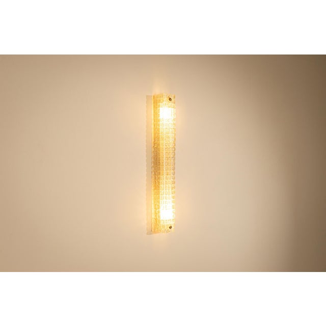 1970s Large Murano Glass Wall Lamp from Venini, Italy, 1970s For Sale - Image 5 of 13