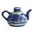 Early 20th Century Blue and White Victoria Wear Teapot For Sale