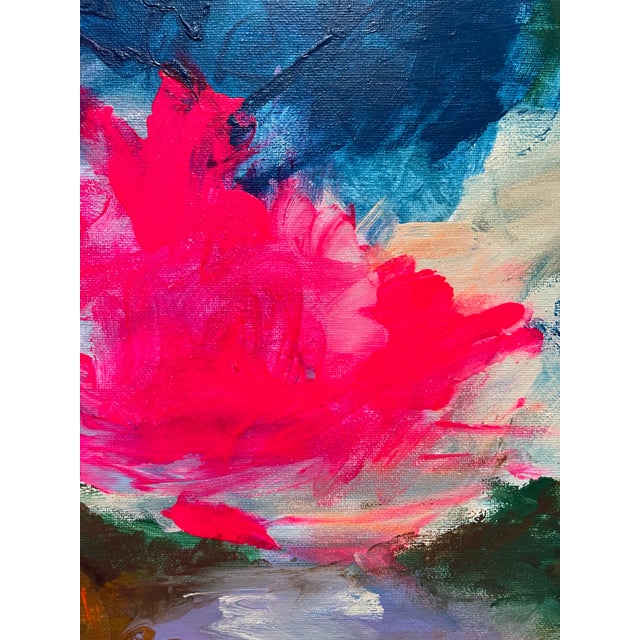 2020s Where Light Falls – Original Abstract Landscape on Canvas by Heather Dawn Batchelor For Sale - Image 5 of 5