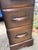 Wood 1950s Brown-Saltman “Montecito” Solid-Wood Double-Pedestal Desk — Labeled, Los Angeles For Sale - Image 7 of 12