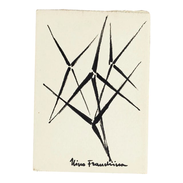 Vanes - Original Lithograph by Nino Franchina - 1950s 1950s For Sale