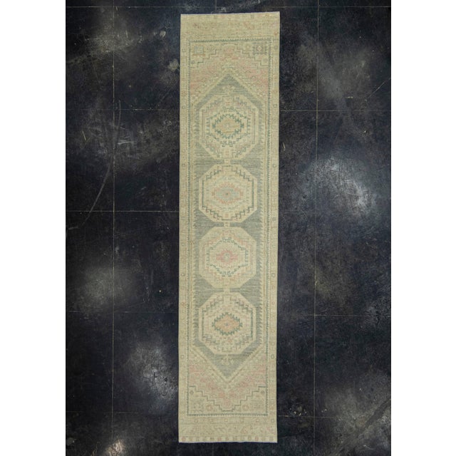 Brown Turkish Oushak Rug 2'11" x 12'7" #20262 For Sale - Image 8 of 8