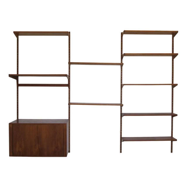 Mid-Century Modern Wall Unit by Kai Kristiansen for FM Mobler, 1960s For Sale