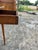 French French 19th Century Louis XVI Mahogany Leather Top Side Table For Sale - Image 3 of 12
