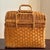Traditional Mid-20th Century Vintage Natural Woven Wicker Utility Basket For Sale - Image 3 of 12