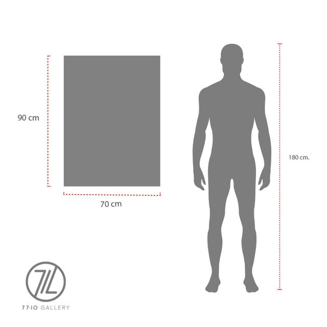 1970s Original Chiapas, Mexicana Airlines Poster by Regina Raull For Sale - Image 6 of 6