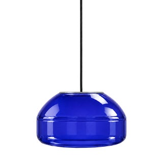 Ultramarine Blown Glass Pendant Light by Artem Zakharchenko-Halytskyi For Sale