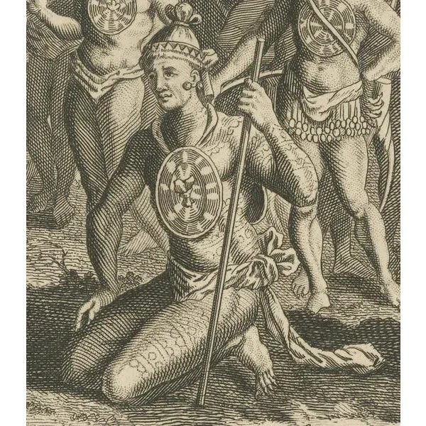 Late 18th Century The King of Florida and His Magician, 1780, Paper For Sale - Image 5 of 7