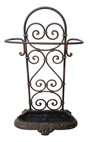 Victorian Cast Iron Umbrella Stand, 1850s
