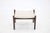 Textile Mid-Century Danish Modern Wooden Stool in White Bouclé, 1960s For Sale - Image 7 of 8