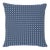 Schumacher Elias 14" Lumbar Pillow in Blue & Ivory For Sale