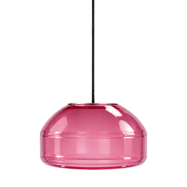 Rose Blown Glass Pendant Light by Artem Zakharchenko-Halytskyi For Sale