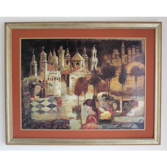 A striking and beautifully presented 1999 limited-edition serigraph titled Arcadia by renowned British contemporary artist...