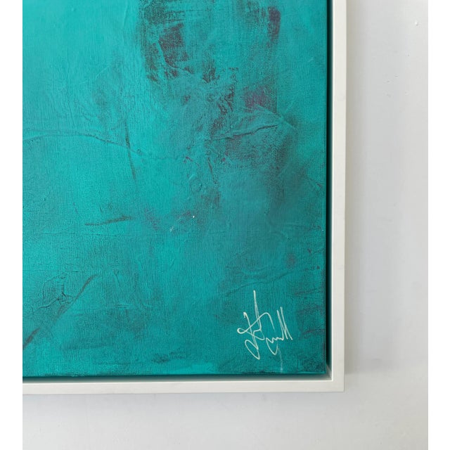 "Lumiere" Original Abstract Acrylic Painting by Jakki Jandrell For Sale - Image 4 of 8