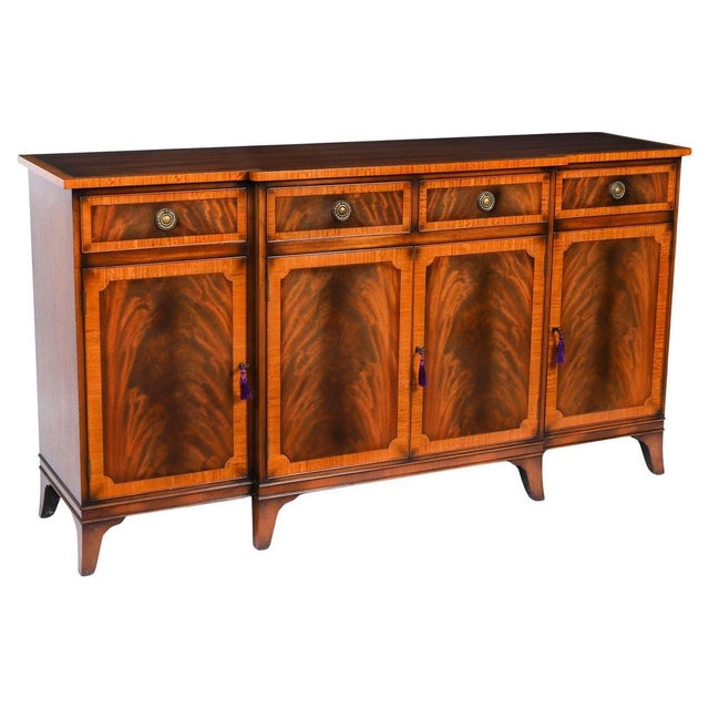 Vintage Flame Mahogany Sideboard from Harrods, Late 20th Century For Sale - Image 18 of 18