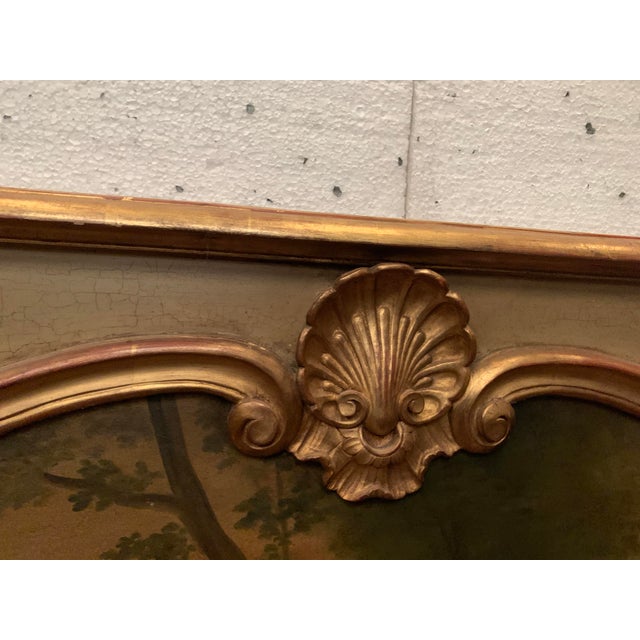 Louis XV Style Mirror in Patinated and Gilded Wood For Sale - Image 5 of 10