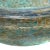 1950s Italian Hand Blown Green Blue and Copper Thick Glass Catchall Bowl Murano Attributed For Sale - Image 5 of 10