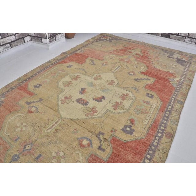 1950s 1950s Anatolian Kurdish Wool Carpet For Sale - Image 5 of 10
