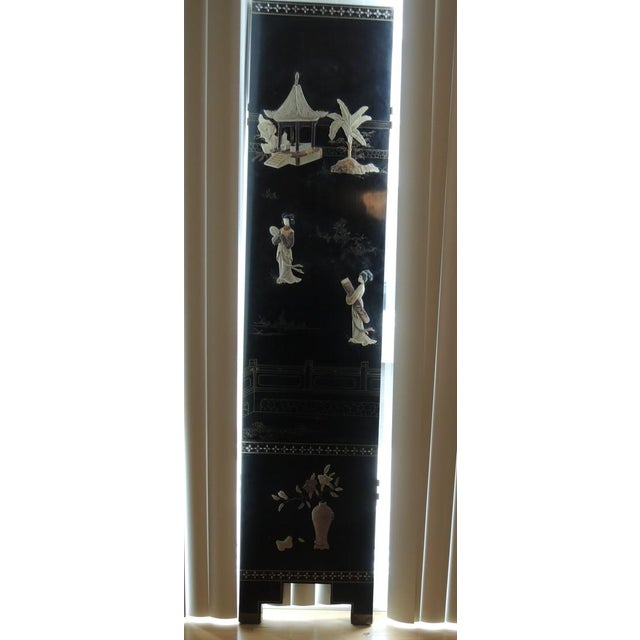 Asian Screen 6 Panel Room Divider Dressing Screen For Sale - Image 15 of 18