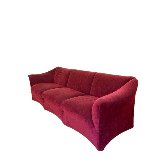 Authentic Model 685 three-seat sofa designed by Mario Bellini for Cassina and sold by Atelier International, purchased new...