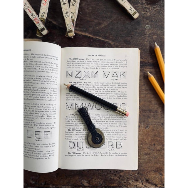 Paper 1953 Engineering Drawing Vintage Book For Sale - Image 7 of 10