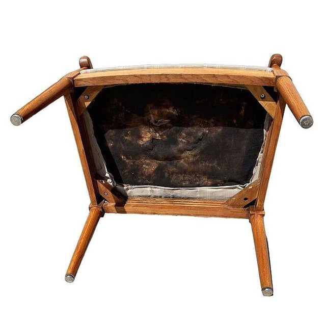 Mid-Century "Declaration" Oak Arm Chairs by Kipp Stewart for Drexel, Pair For Sale - Image 11 of 11