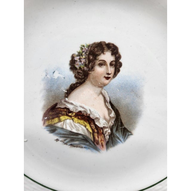Saint Amand Earthenware Plates King Queens Favorites of France, Set of 12 For Sale - Image 4 of 15