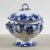 Blue Glazed Ceramic Boulle Soup Tureen on Stand from Wedgwood For Sale - Image 8 of 9