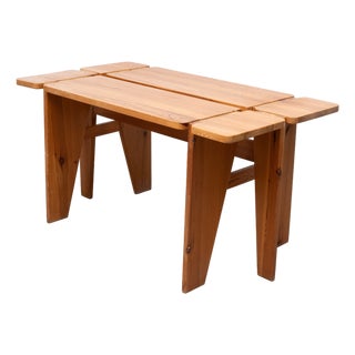 Apila Table in Pine by Rauni Peippo for Orno, Finland, 1960s For Sale