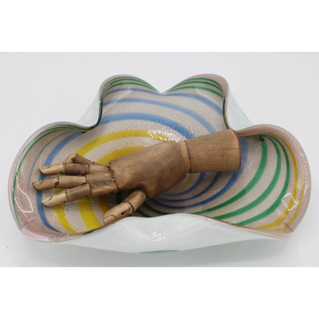 Mid 20th Century Italian Murano Glass Bowl / Cachepot For Sale - Image 9 of 10