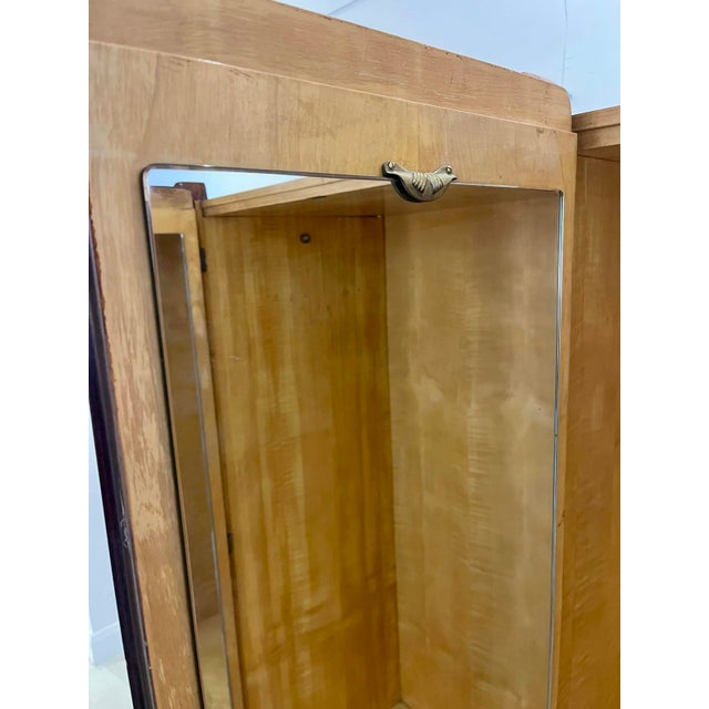 Mid-Century Modern Italian Triple Wardrobe from La Permanente Mobili Cantù, 1950s For Sale - Image 6 of 12