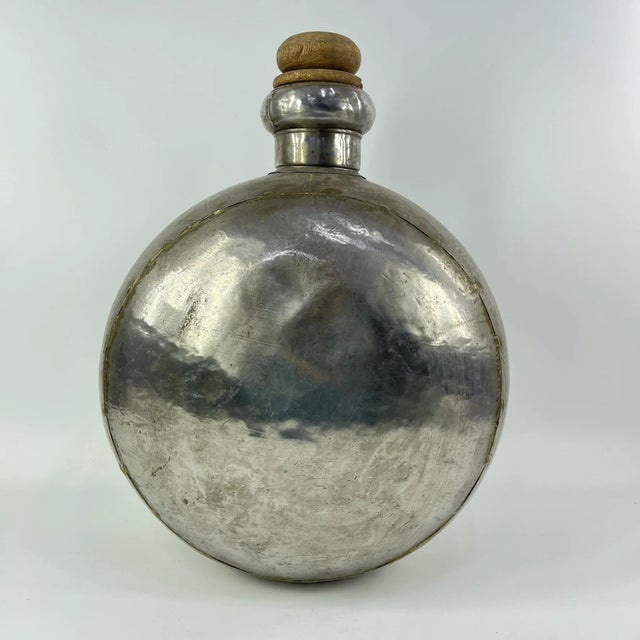Early 20th Century Huge Indian Metal Bottle MATTER COLLECTION For Sale - Image 9 of 10