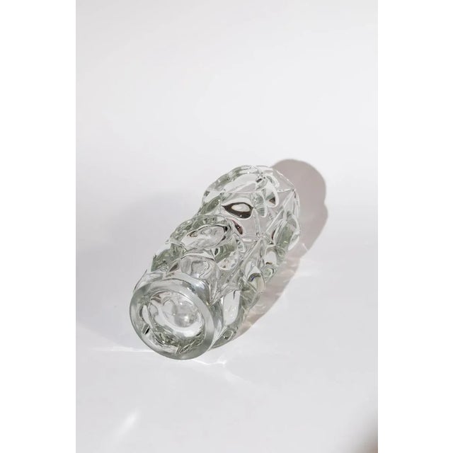 Vintage Czech Glass Vase, Frantisek Peceny for Hermanova Hut For Sale - Image 9 of 9