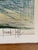 Blue 1960s Bernard Buffet Hand Signed Drypoint Etching, Plage De La Mare For Sale - Image 8 of 8
