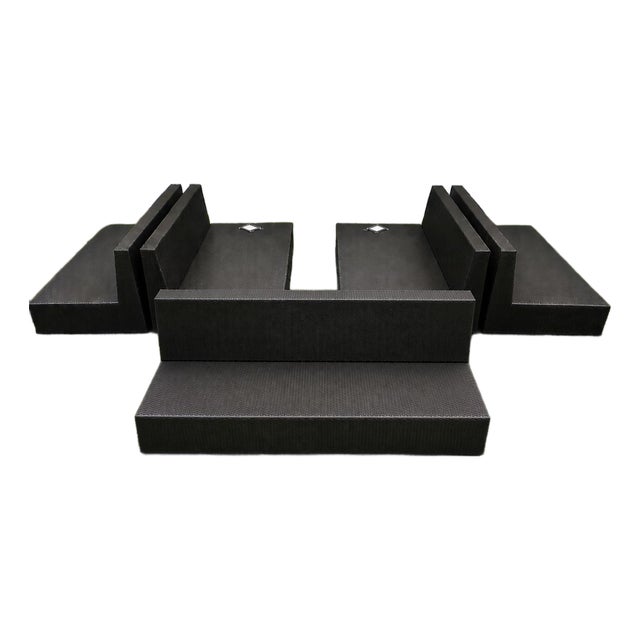 Set of 5 Janus Et Cie See! Collection Closed Module Sectional Pieces – Bronze – New, Never Used For Sale