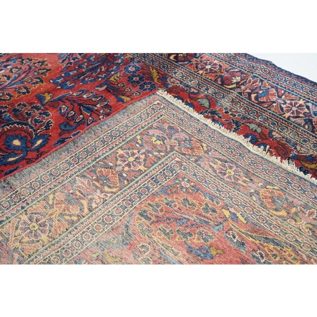 Antique Lillihan Rug 5'3'' x 6'6'' For Sale - Image 4 of 12